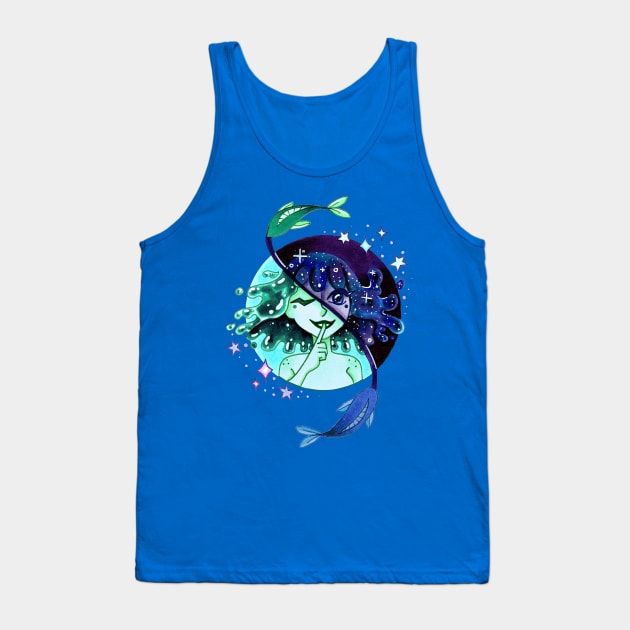 Pisces Tank Top by LittleGreenHat